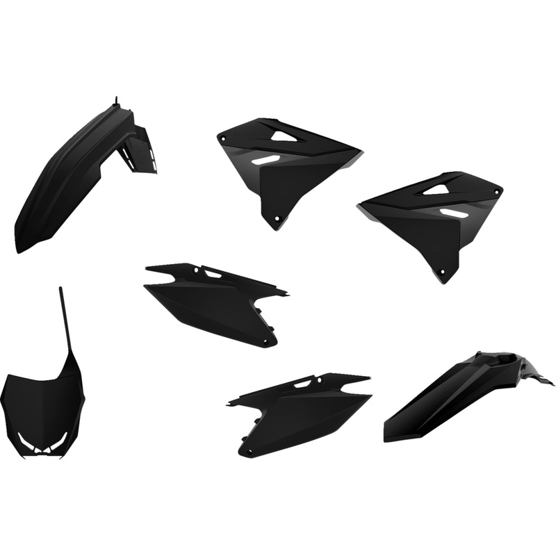 POLISPORT 1403-2896 90865 Body Kit For Suzuki Body Kit - Restyle - Black - RM 125/250