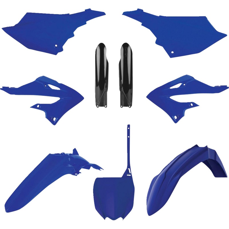 POLISPORT 1403-3671 91127 Body Kit For Yamaha Complete Body Kit - OEM Blue - YZ 125/250 | 125/250 X