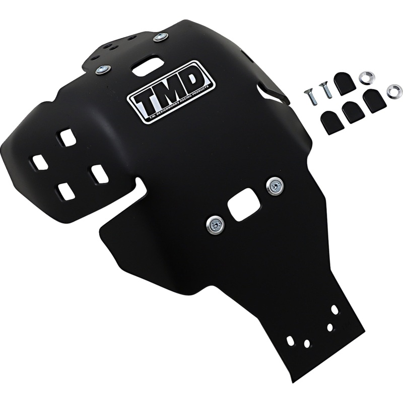 T.M. DESIGNWORKS 0506-1541 KXMC-455-BK Full-Coverage Skid Plate Skid Plate - Black - CRF450R | KX450F