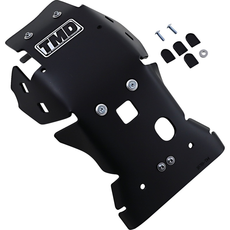 T.M. DESIGNWORKS 0506-1554 KTMC-253-BK Full-Coverage Skid Plate Skid Plate - Black - Husqvarna | KTM