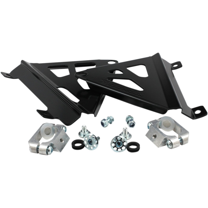 WORKS CONNECTION 1901-0703 18-B777 Radiator Brace Set black - honda