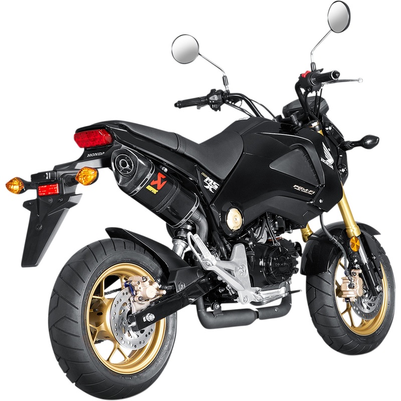 AKRAPOVIC 1811-2692 S-H125SO1-HAPC Carbon Fiber Slip-On Line Muffler Slip-On Line Muffler - Carbon Fiber