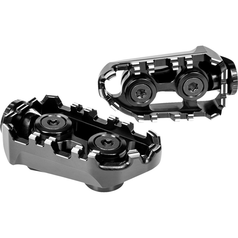 GILLES TOOLING 1620-2549 RGK-122-UF35-SET-B Tech-X Enduro Footpegs Tech-X Enduro Footpeg - Driver - Black