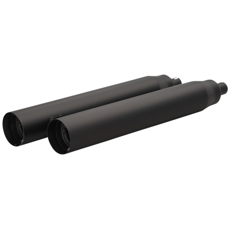 (OPEN BOX) KHROME WERKS 1811-4323 202235 4-1/2" War Hammer Mufflers - Black