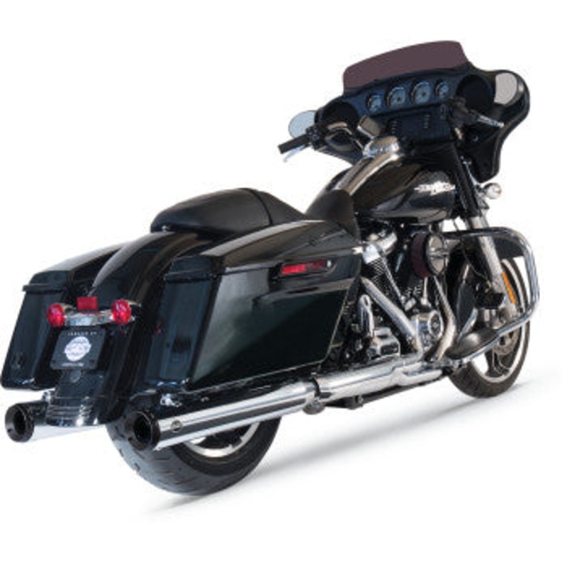 (OPEN BOX) S&S CYCLE 1801-1203 550-0693 Grand National Slip-On Mufflers - Chrome