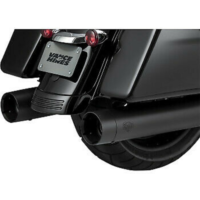 (OPEN BOX) VANCE & HINES 1801-1061 46650 Oversized 450 Slip-On 4.5" Muffler -Black 17-21 M8