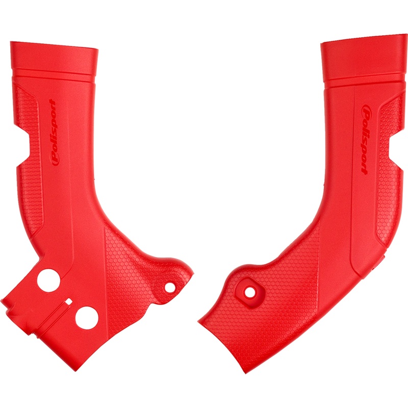 POLISPORT 0505-2028 8472600002 Frame Guards '04 oem red - crf 250r/450 r/rx