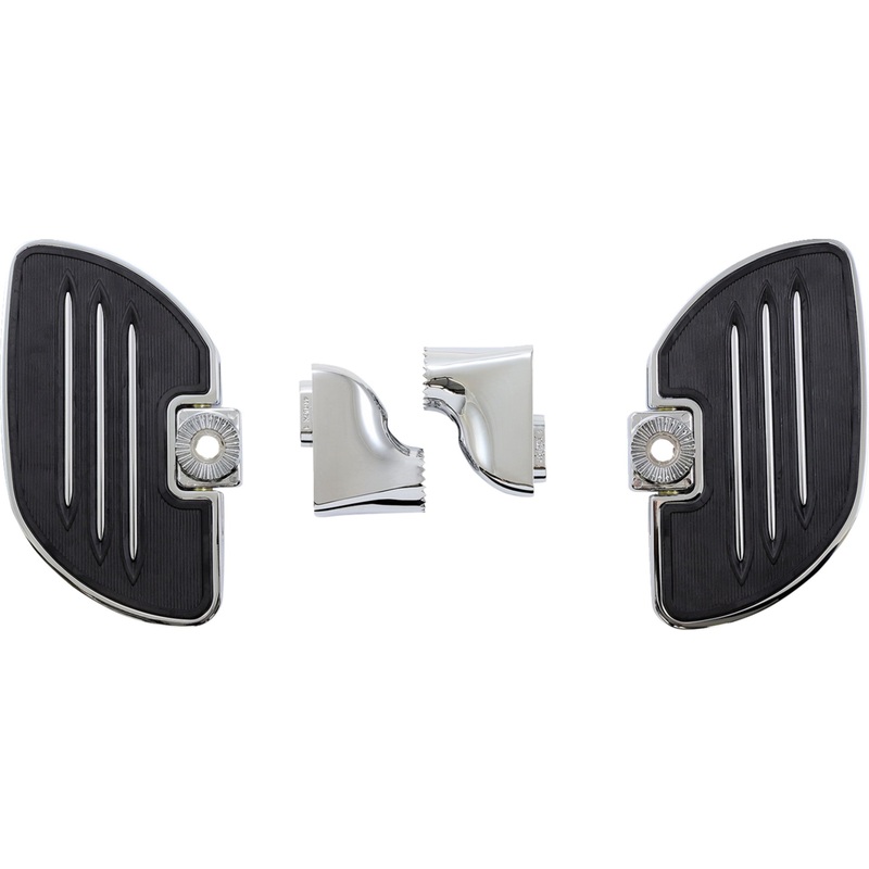 SHOW CHROME 1621-0968 41-185 Commander Passenger Floorboard Passenger Floorboards - Black - Spyder RT