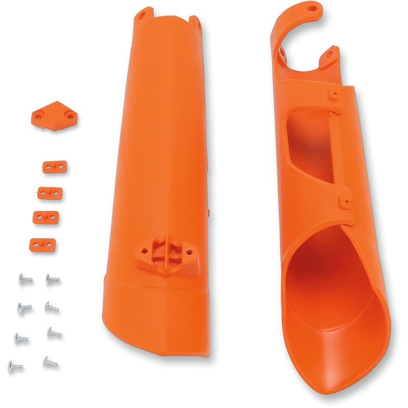 UFO 0412-0157 KT04002-127 KTM Fork Tube Protectors Fork Tube Protectors - Orange