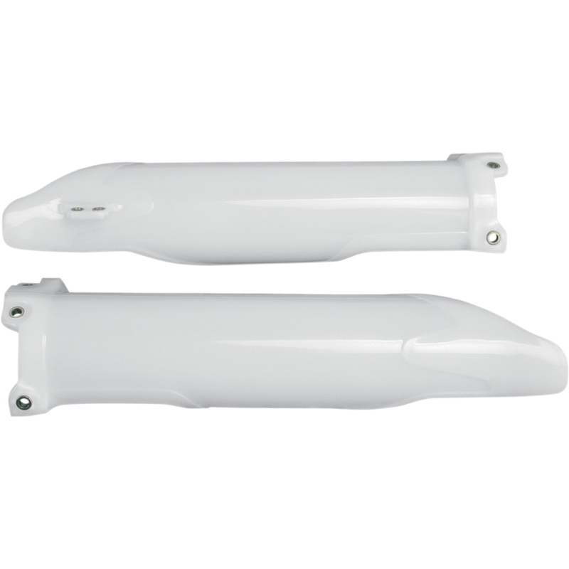 UFO 0412-0167 KA04701-280 Kawasaki Fork Tube Protectors Fork Tube Protectors - White