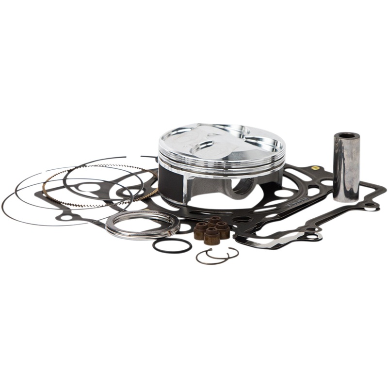 VERTEX 0910-3800 VTKTC23647B Top End Piston Kit Forged High Compression for 4-Stroke Top End Piston Kit - 76.96 mm - Kawasaki KX250F