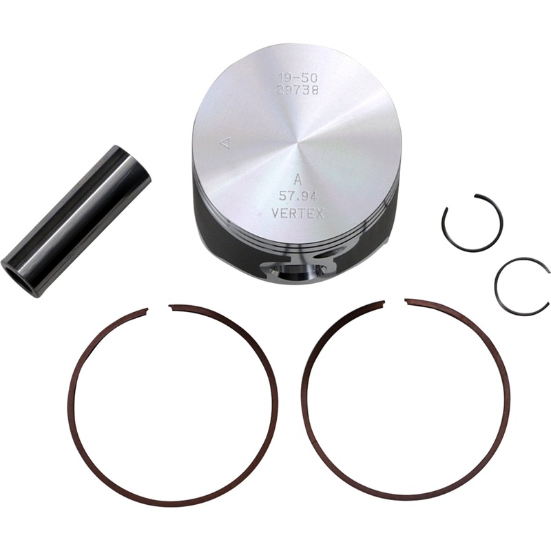 VERTEX 0910-4070 24101A Piston Kit Cast Replica for 2 Stroke Piston Kit - 57.94 mm -Husqvarna TE150/150i | KTM 150 SX/XC-W/XC-W TPI