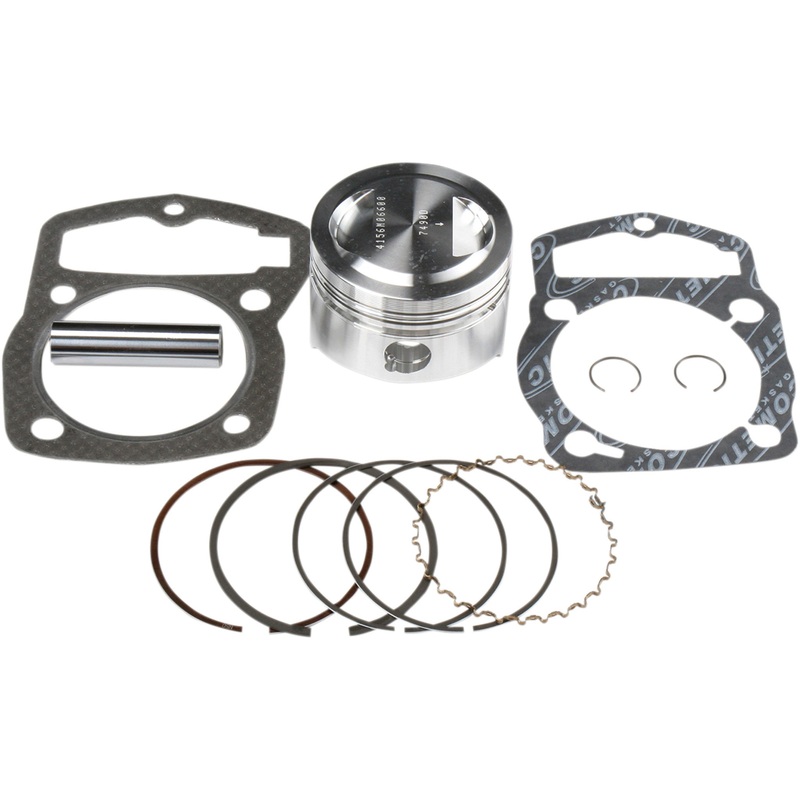 WISECO 0903-0172 PK1117 Piston Kit with Gaskets for 4-Stroke Piston Kit with Gaskets - 66.00 mm - Honda