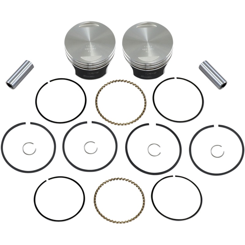 WISECO 0903-1577 K0215P1 Tracker Series Piston Kit Tracker Series Piston Kit - 3.508" - 1340 cc 80 Cubic Inch - +0.010" - Evolution