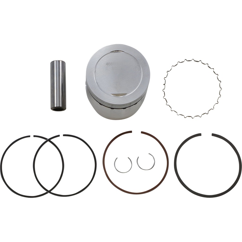 WISECO 0910-0331 4666M05500 Piston Kit Forged Series for 4-Stroke Piston Kit - 55.00 mm - Honda