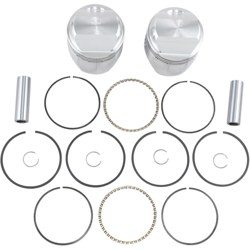 WISECO K1602 K1602 High-Performance Piston Kit Piston Kit - +0.020" - XL 1000 cc