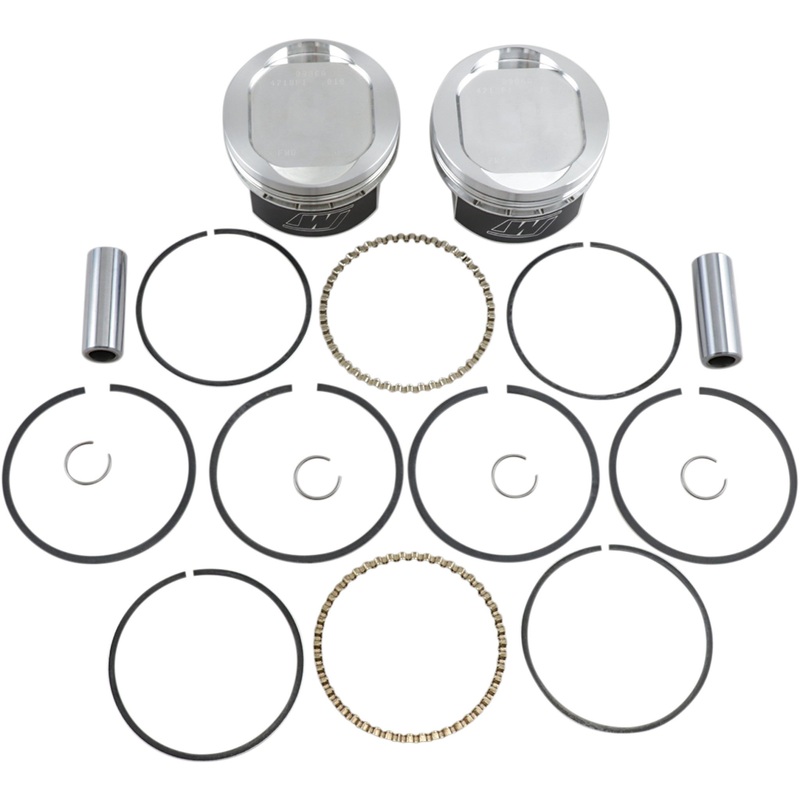WISECO K1656 K1656 High-Performance Piston Kit Piston Kit - +0.010 - 883 XL Bored to 1200 cc
