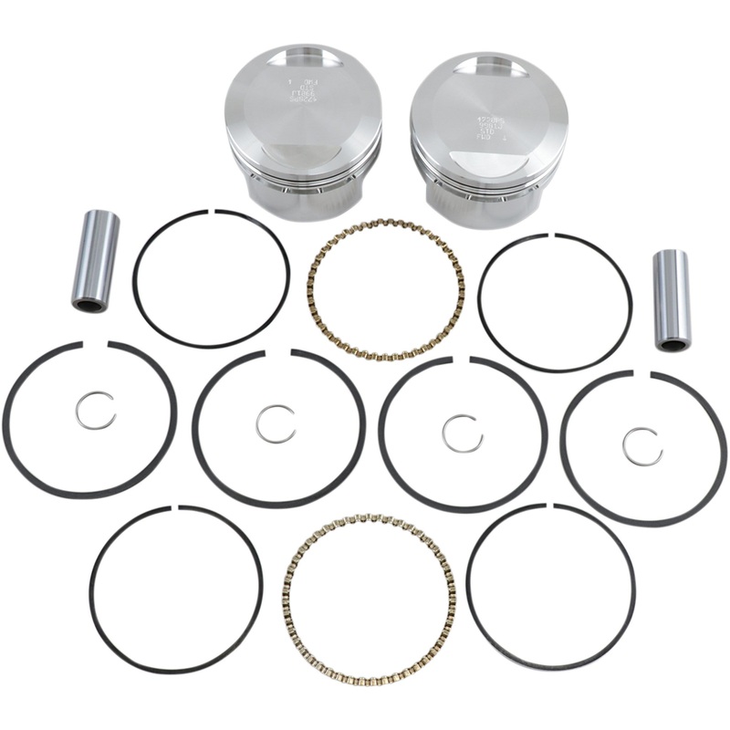 WISECO K1700 K1700 High-Performance Piston Kit Piston Kit - Standard - S1 Buell 1200 cc