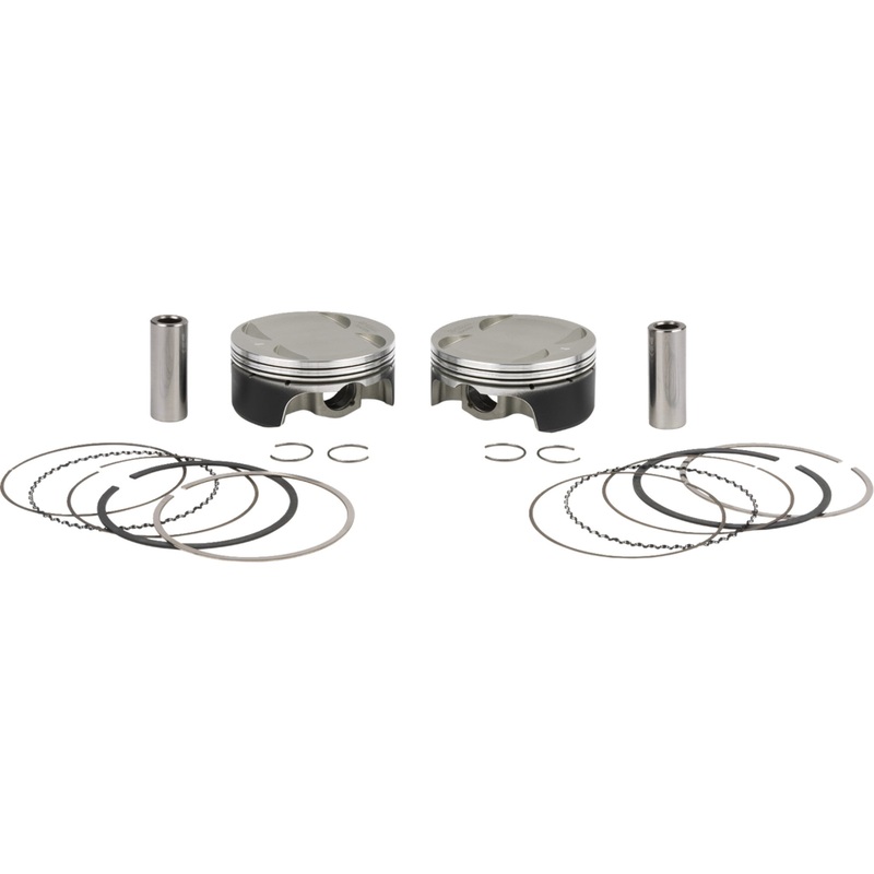 WOSSNER 0910-6685 K4083D478-2 Piston Kit Anodize Crown Piston Kit - 4.500" Stroke - 120 CID - M8 CVO