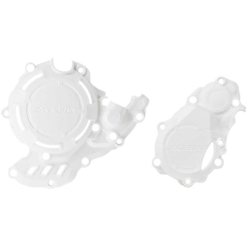 ACERBIS 0940-1771 2732130002 X-Power Engine Cover Kit X-Power Cover Kit - White - Gas Gas/Husqvarna/KTM