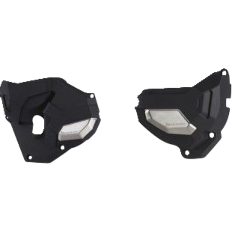 POLISPORT 0506-1810 91110 Clutch/Alternator Cover Kit black - honda
