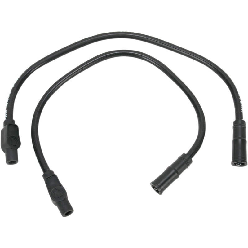 SUMAX 2104-0093 40034 409 Pro Race Custom-Fit Spark Plug Wire Kit Spark Plug Wire - 10.4 mm - Black - '99-'08 FL