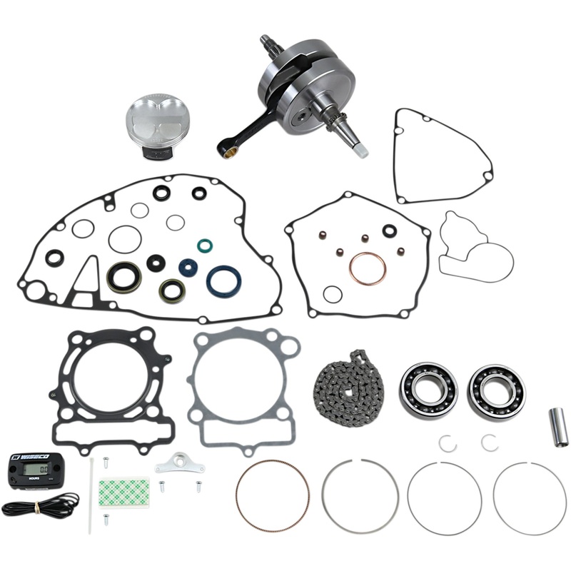WISECO 0903-1532 PWR144-101 Engine Rebuild Kit - Garage Buddy - 4-Stroke Engine Rebuild Kit - 77.00 mm - Kawasaki KX250F
