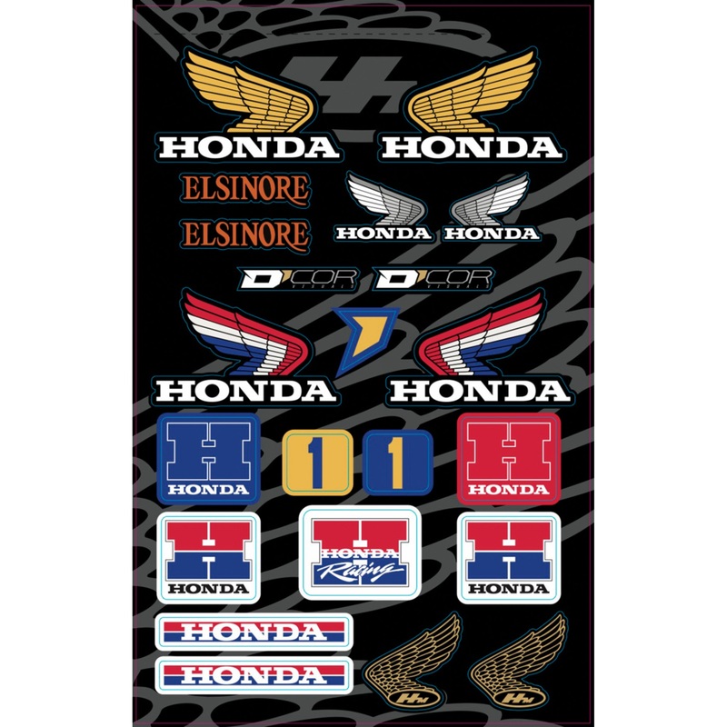 D'COR VISUALS 4320-2595 40-10-103 Decal Sheet honda retro