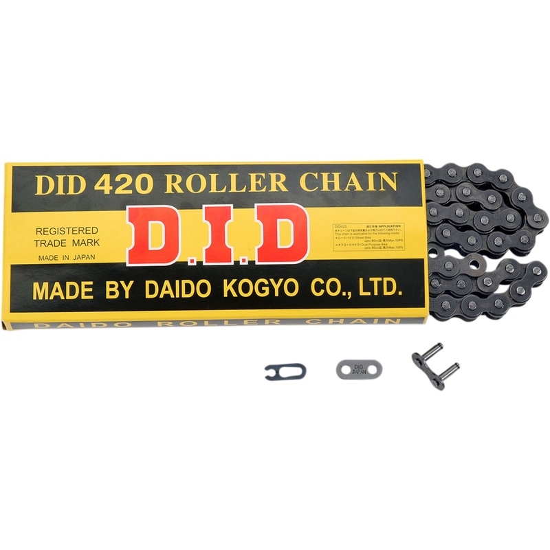 DID D18-421-126 420X126RB Standard Series Non O-Ring Chain 420 Standard - Drive Chain - 126 Links