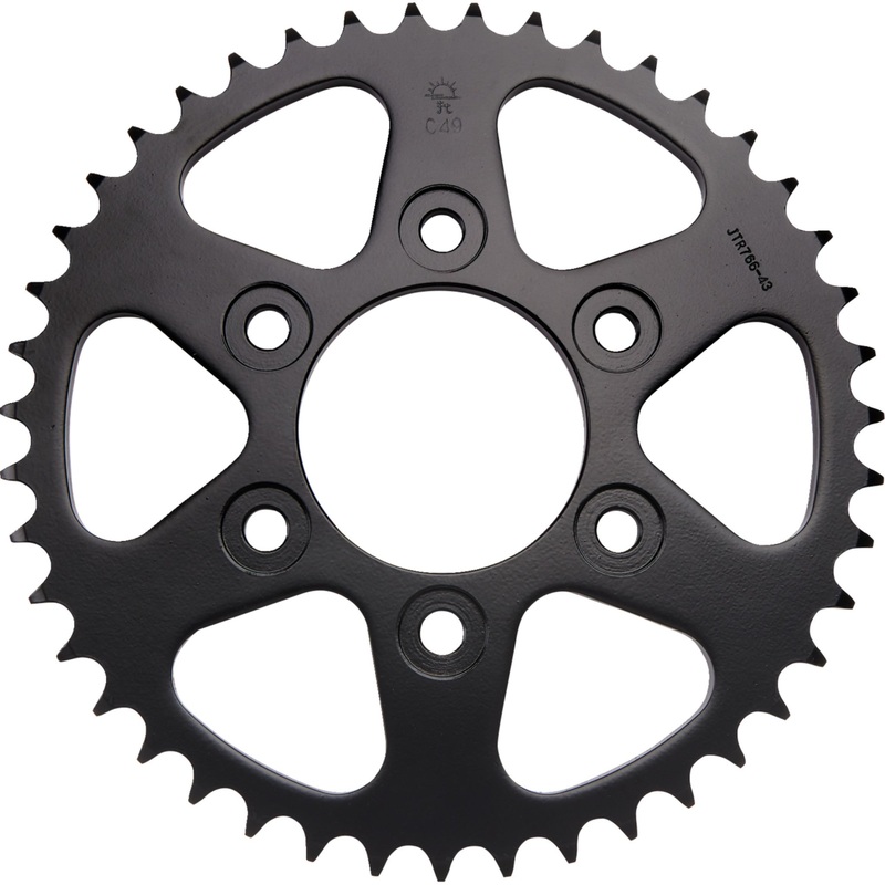 JT SPROCKETS 1210-2471 JTR766.43 Steel Rear Sprocket Rear Sprocket - 43 Tooth - Multistrada