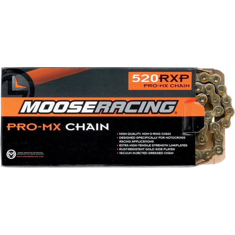 MOOSE OFFROAD M574-00-116 520 RXP Pro-MX Chain 520 RXP - Pro-MX Chain - Gold - 116 Links