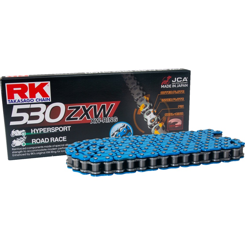 RK 1225-0834 BB530ZXW-RL Sealed Chain (ZXW) Connecting Link  530 ZXW 530 ZXW - Connecting Link - Rivet - Blue
