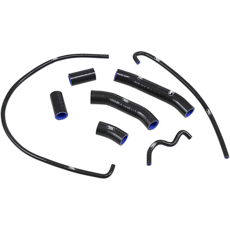 SAMCO SPORT 1902-1407 KAW-81BLK Radiator Hose Kit  Standard Radiator Hose Kit - Black - Kawasaki