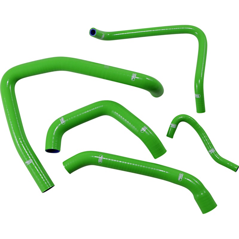 SAMCO SPORT 1902-1537 KAW-72GN Radiator Hose Kit  Standard Radiator Hose Kit - Green - Kawasaki