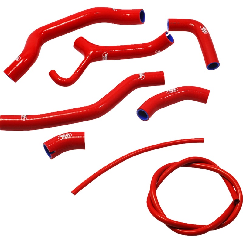 SAMCO SPORT 1902-1847 DUC-36-RD Radiator Hose Kit  Standard Radiator Hose Kit - Red - Ducati