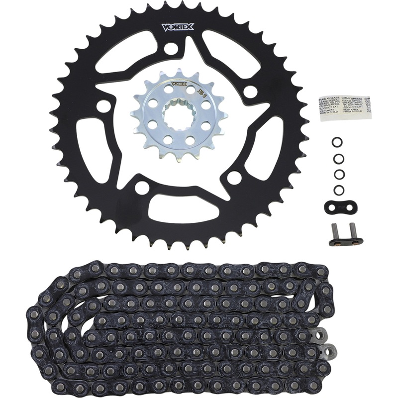 VORTEX 1230-1518 CK7612 Chain and Sprocket Kit Chain Kit - Black