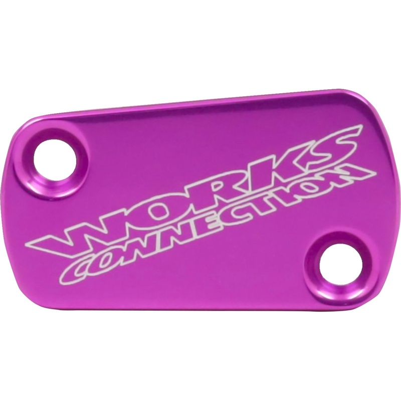 WORKS CONNECTION 1731-0793 21-P155 Clutch Master Cylinder Cover Clutch Cap - Purple