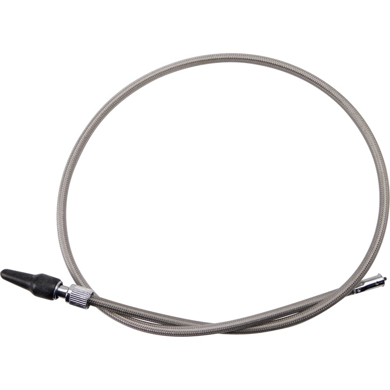 MOTION PRO 0655-0009 65-0270 Armor Coat Braided Stainless Steel Speedometer Cable for Cruisers Speedometer Cable - Armor Coat - Yamaha