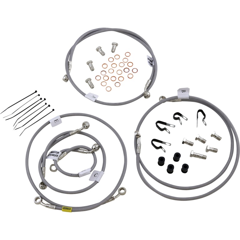 GALFER 1741-4581 FK003D805-5 Brake Line Kit Brake Line - Stainless Steel
