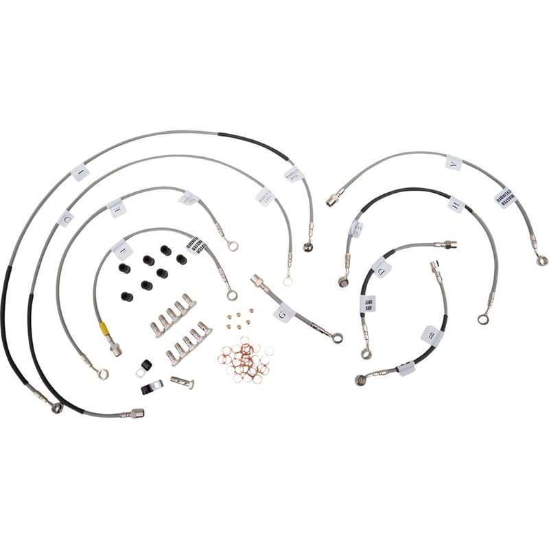 GALFER 1741-6031 FK003D771-9 Brake Line Kit Brake Line - Stainless Steel