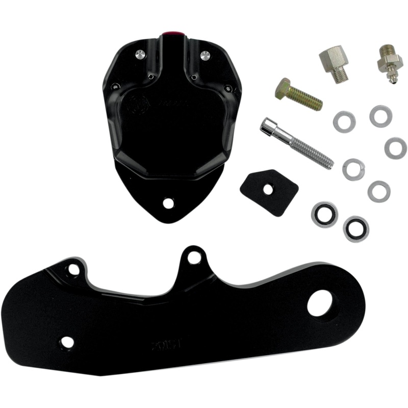 GMA ENGINEERING BY BDL 1701-0251 GMA-201STSB Custom Billet Aluminum Rear Brake Caliper Rear Caliper - 84-86 FX - Smooth Black