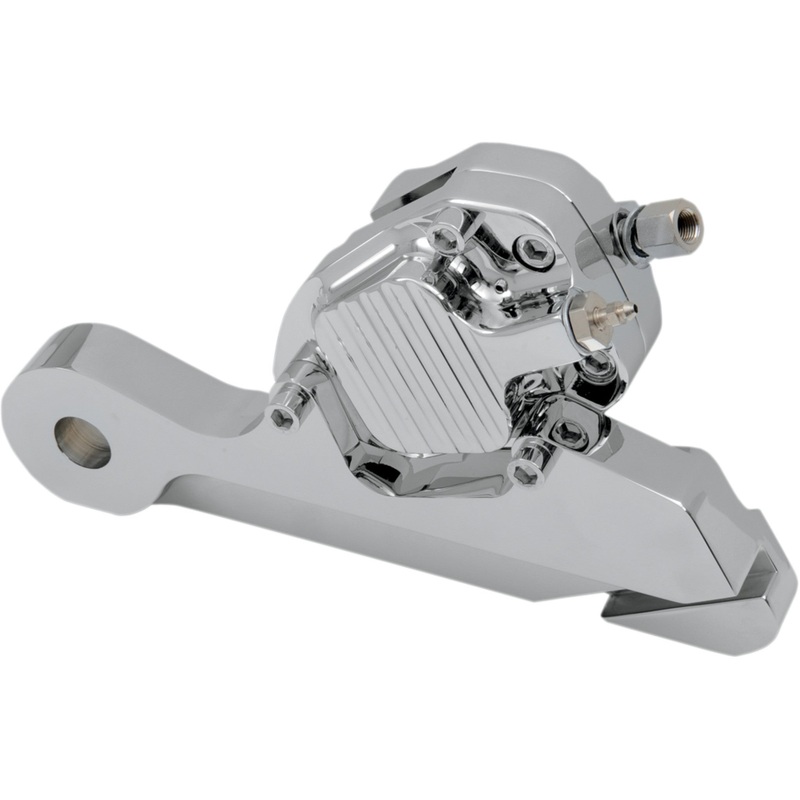 GMA ENGINEERING BY BDL 1701-0255 GMA-202STC Custom Billet Aluminum Rear Brake Caliper Rear Caliper - 87-99 ST - Classic Chrome