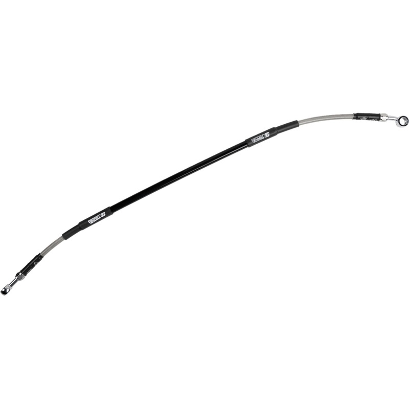 MOOSE OFFROAD 1741-6474 H02-2-041/P Stainless Steel Braided Brake Line Brake Line - Stainless Steel