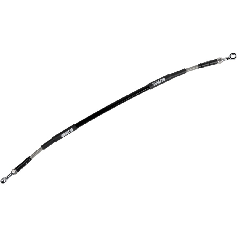 MOOSE OFFROAD 1741-6493 K01-2-015/P Stainless Steel Braided Brake Line Brake Line - Stainless Steel
