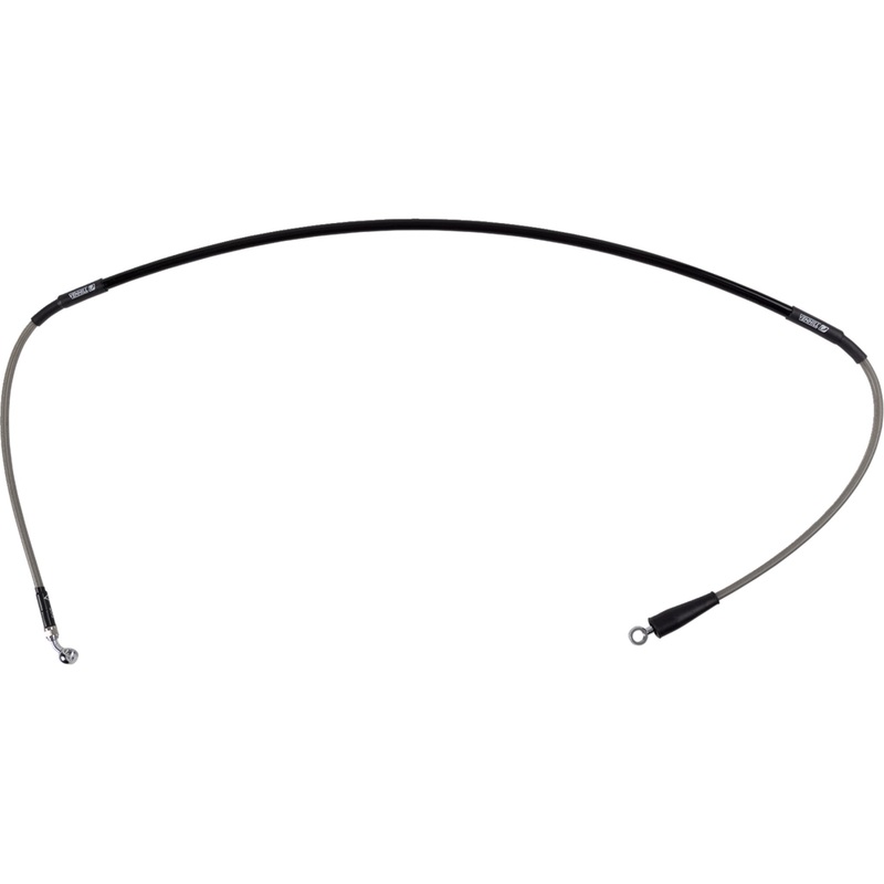 MOOSE OFFROAD 1741-6529 K02-1-037/P Stainless Steel Braided Brake Line Brake Line - Stainless Steel