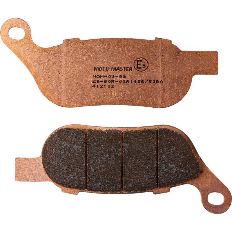 MOTO-MASTER 1721-3501 412102-PU RoadPro Sintered Metal Brake Pads Brake Pads - Sintered Series