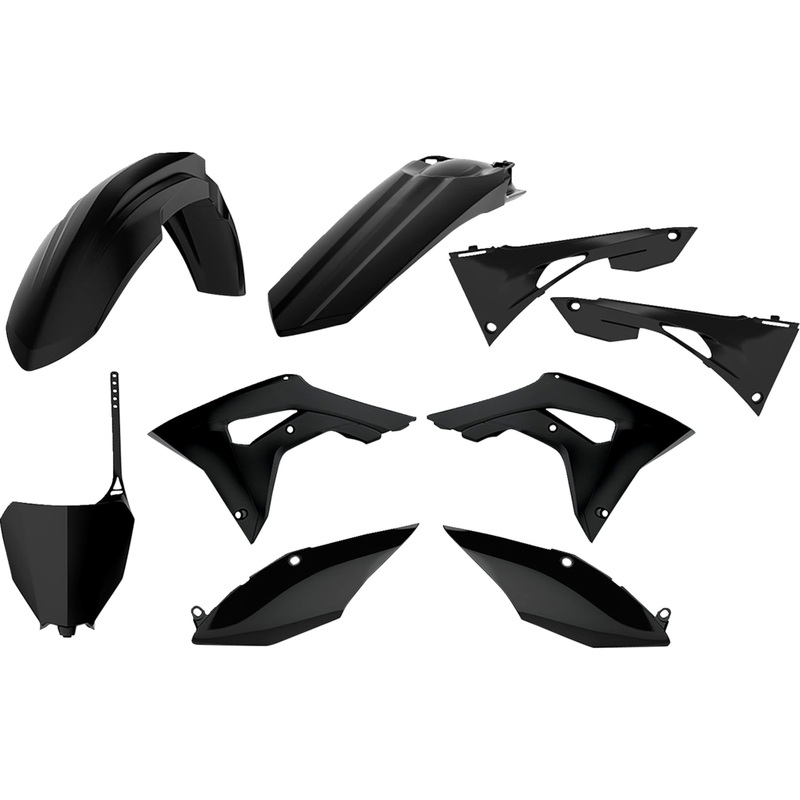 POLISPORT 0520-1954 90721 Body Kit For Honda Body Kit - Complete - Black - CRF 250R/450R