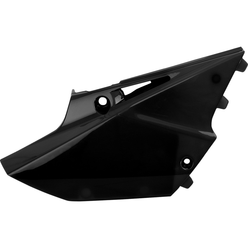 POLISPORT 0520-2163 8607500003 Side Panels For Yamaha Side Panels - Black - YZ 125/250
