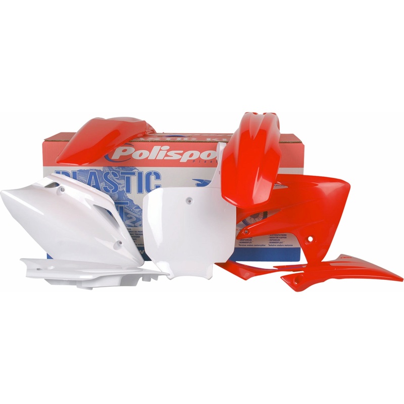 POLISPORT 0520-3491 90135 Body Kit For Honda Body Kit - Complete - OEM Red/White - CRF 150R