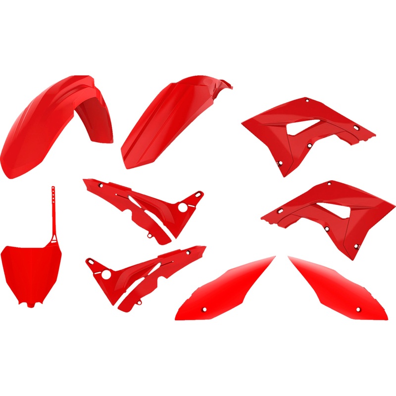 POLISPORT 1403-3521 91089 Restyled Body Kit complete - red - cr 125r/250r